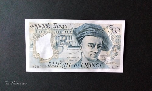 Billet banque 50fr - de,