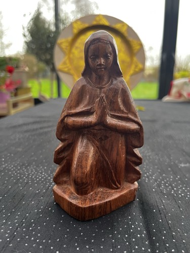 Ancienne statuette bois - ancienne,