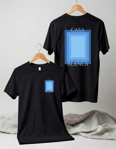 Shirt casablanca carré bleu - carré,