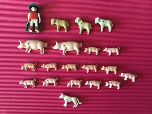 Playmobil lot cochons - playmobil., lot.