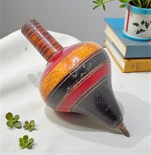 Toupie En Bois Vintage