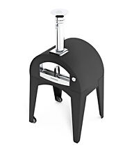 Fontana Forni Capri Combustion Directe Bois P93 L96 H191 Cm Roues De Transport