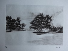 ALBERT WODA gravure originale