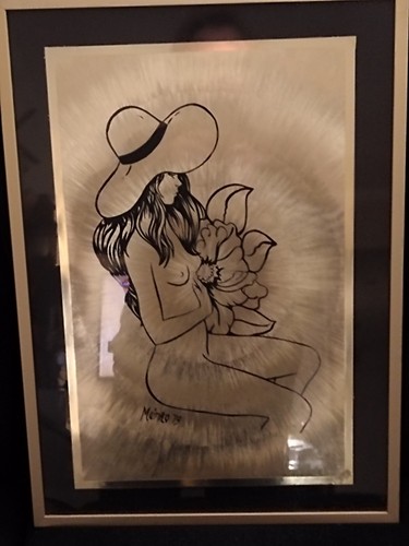 Tableau avec lithographie
