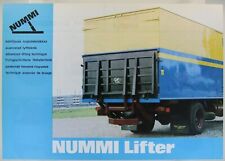 prospectus brochure DIFIMEX Hayon élévateur NUMMI Lifter tracteur tractor