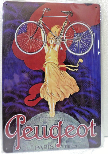 Plaque metal vintage deco - vintage,
