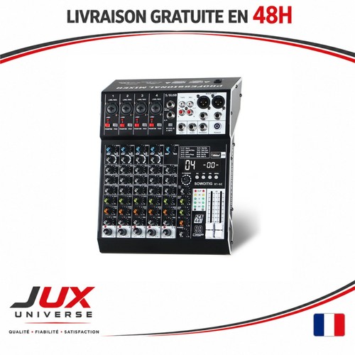 Console mixage audio 6 - de,