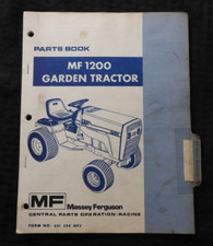 1977-1979 Massey Ferguson Mf 1200 Jardin Tracteur Parts CATALOG MANUAL Nice Orme