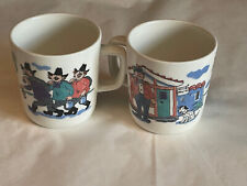 FIGGjO lot de 2 tasses rares Tegnet Thorbjorn Egner
