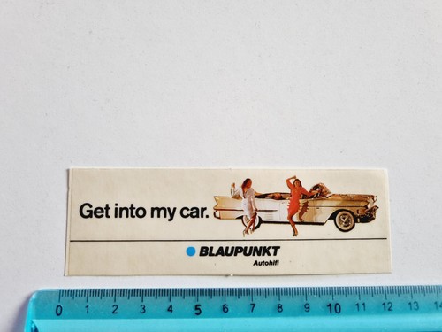 Autocollant vintage blaupunkt - autocollant,