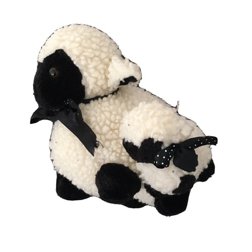 Peluche mouton blanc noir - peluche, et