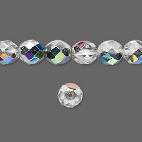Fire polished 4mm vitrail 100 - polished,
