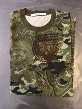 Givenchy Camo Eye Green Tshirt Men Size XXS