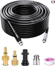 10m Déboucheur Canalisation Compatible avec Karcher/Lavor/Bosch Nettoyeur Haute 