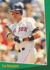 #210 BOSTON RED SOX # TOM BRUNANSKY - RF # BASEBALL CARD SCORE SELECT MLB 1992