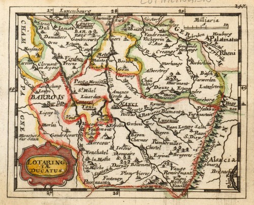 Lothringen original carte - original,