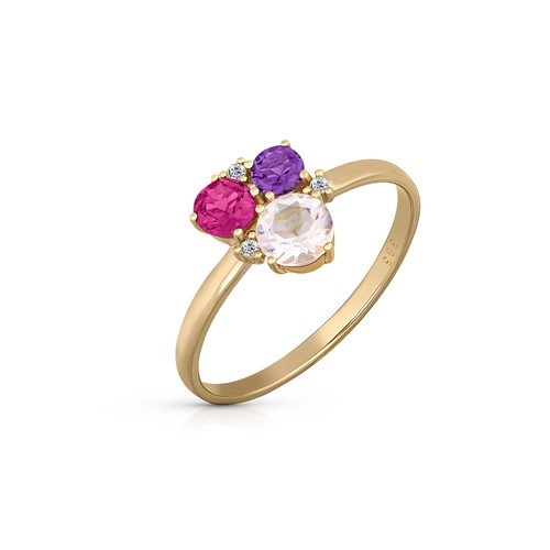 Bague orolino 585 jaune - 585,