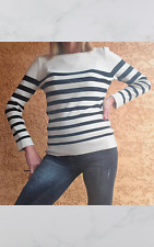 Pull Marinière avec 56 % Soie Laura Clément