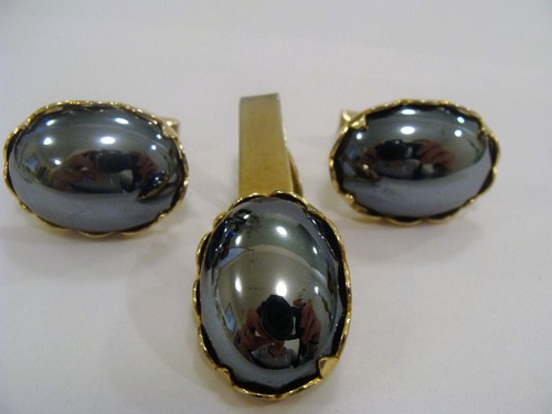 Vintage gold tone - gold, cufflinks