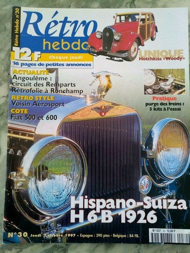 Retro hebdo hispano suiza - hebdo, 30