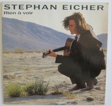  STEPHAN EICHER - SP (7") "RIEN À VOIR" (STICKER PROMO)