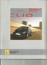 RENAULT CLIO 3  - 2007 - RS  SPORT / catalogue brochure prospectus dépliant