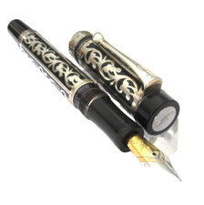 MAGNIFIQUE STYLO PLUME DE PRESTIGE LABAN SOPRANE PLAQUE ARGENT Q195