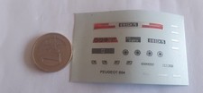 decals decalcomanie pour peugeot 604 1/43 v pose facile