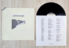 DISQUE VINYLE GERARD MANSET Lumières 1984 1729011 TRES BON ETAT