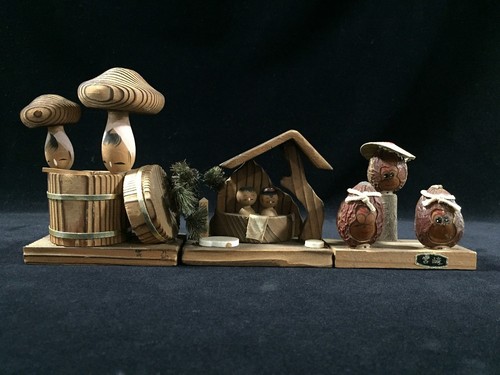 K0713 lot poupées kokeshi - k0713,