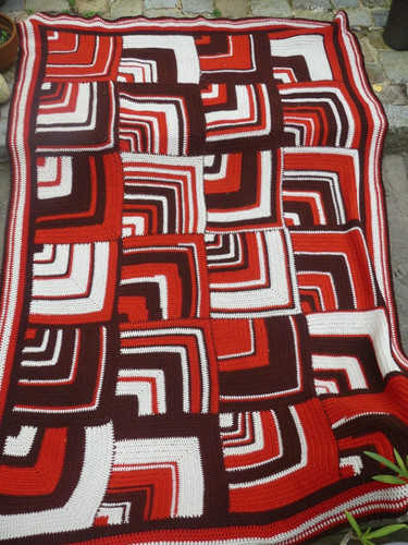 Patchwork laine vintage - patchwork, de