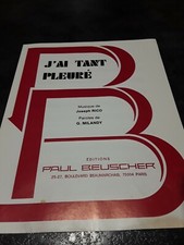 Partition vintage  " J'ai tant