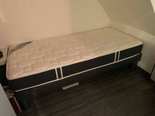Lit simple BULTEX avec sommier 90x190cm 
