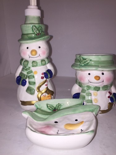 Snowman bathroom sink - snowman,