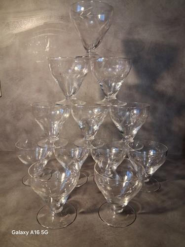 Vintage lot 12 verres - vintage,