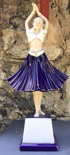 Statue porcelaine danseuse - porcelaine, art