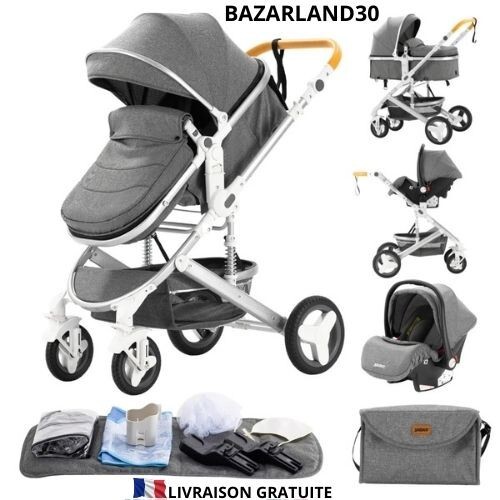 Poussette 1 bébé - 3, en