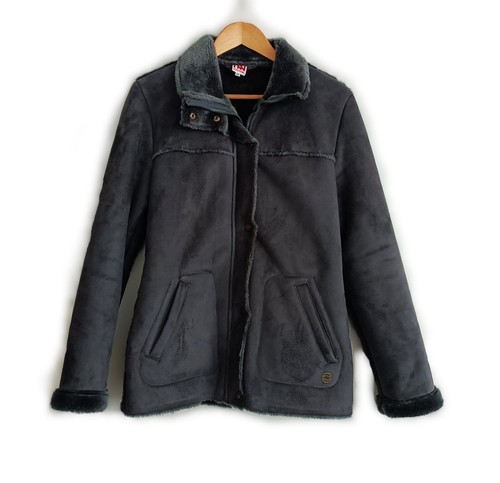 Manteau gris peau peche - peau,