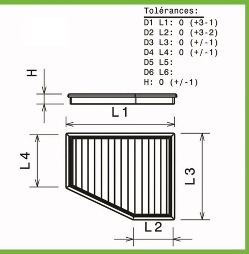 Filtre air green pour - filtre, a