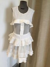 Superbe robe blanche Just Cavalli 36/38 tbe