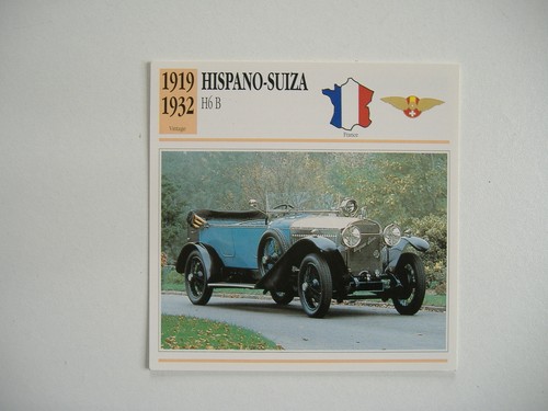 Fiche auto hispano suiza b - auto,