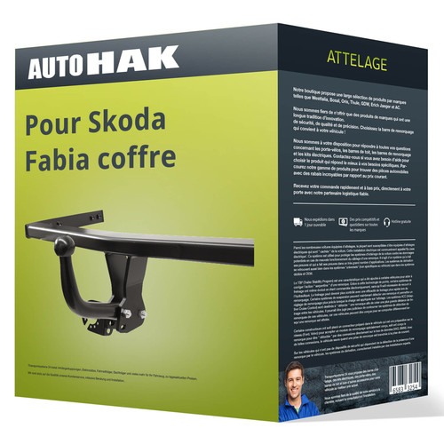 Attelage pour skoda fabia - attelage,