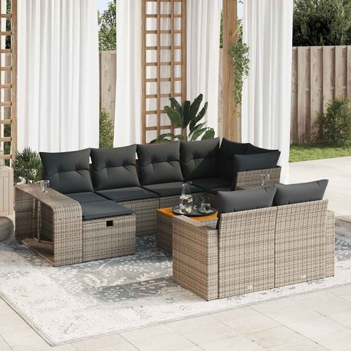 Salon jardin avec - de, coussins
