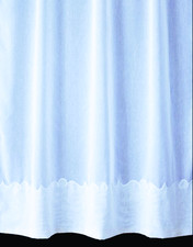 Voilage blanc motif - , cornely