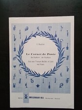 PARTITION - E. BAUDRIER - Le cornet de poste pour trompette en ut ou sib & piano
