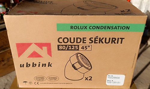 Coude ubbink 45 - ubbink, à