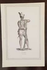 Gravure originale COSTUME