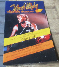Johnny Hallyday-Ancienne étiquette promotionnelle pour Jean western passion