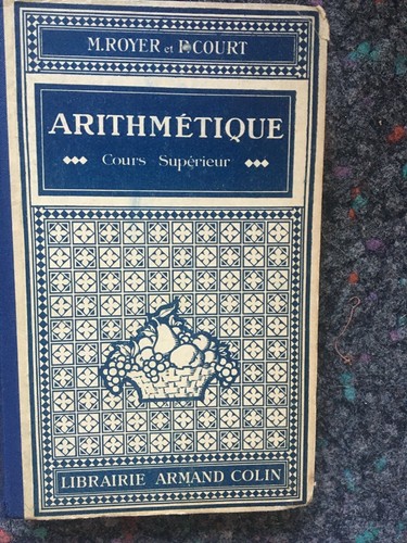 Livre arithmétique cours