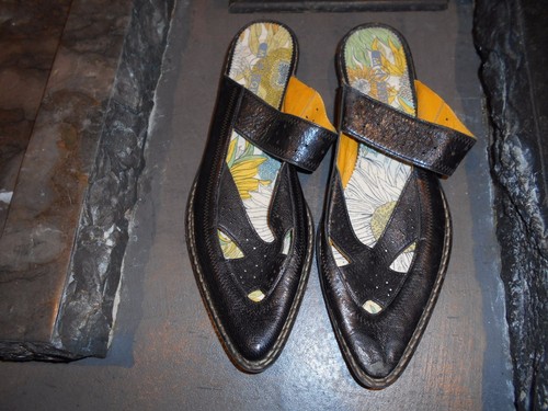 Mules talon mosquitos noires - mules, a